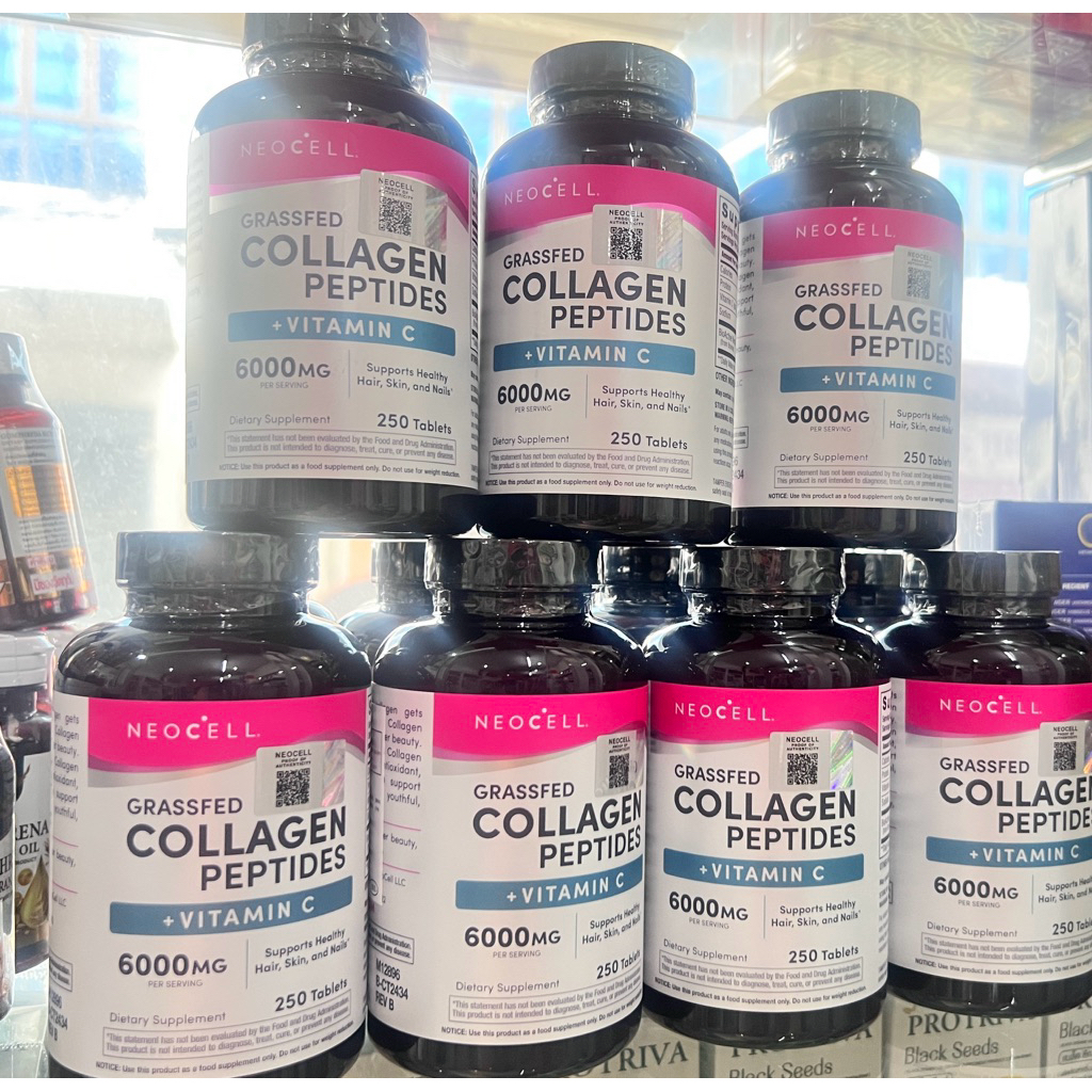 Neocell Collagen Peptide +Vitamin C ขนาด 250เม็ด