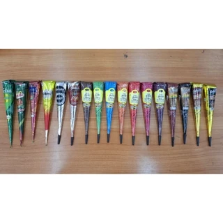 เฮนน่าเพ้นท์ตัว GOLECHA henna สีเพ้นท์ฮาลาล all types of HENNA body paint temporary hand art