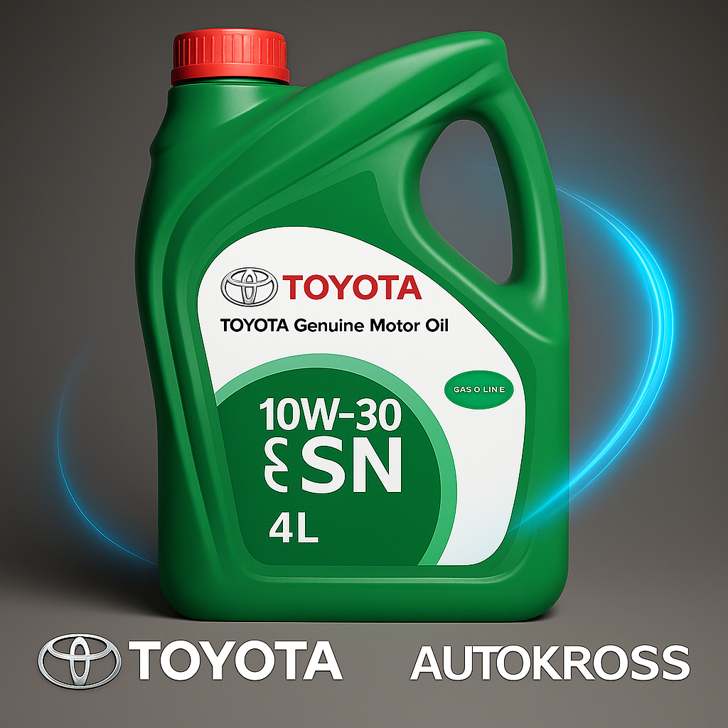 TOYOTA น้ำมันเครื่องแท้ กึ่งสังเคราะห์ 10W-30 | เบนซิน | API SN | 4 ลิตร | #0888084675 |