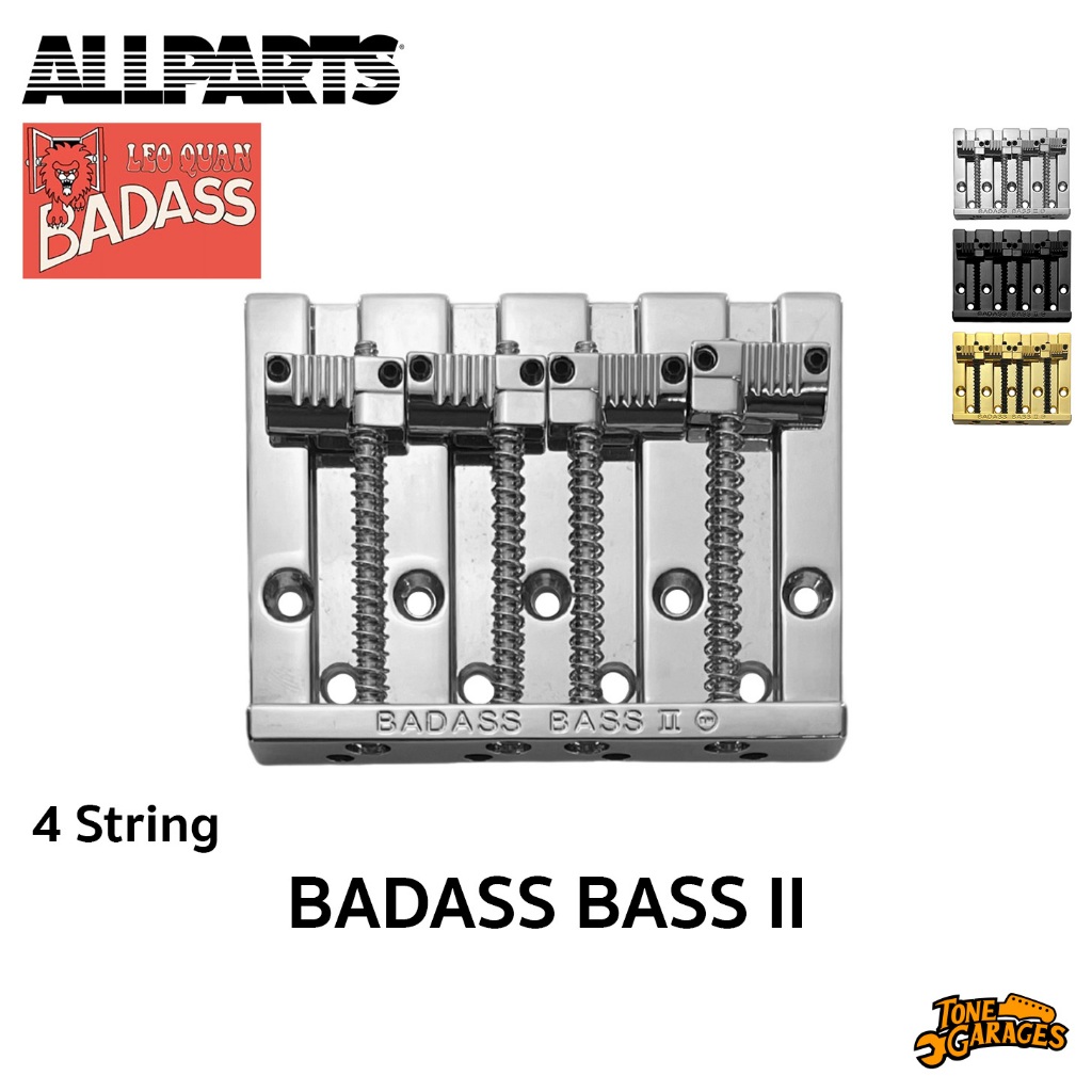 Allparts BADASS BASS II Bass 4 String  Bridge for Fender หย่องเบส 4 สาย