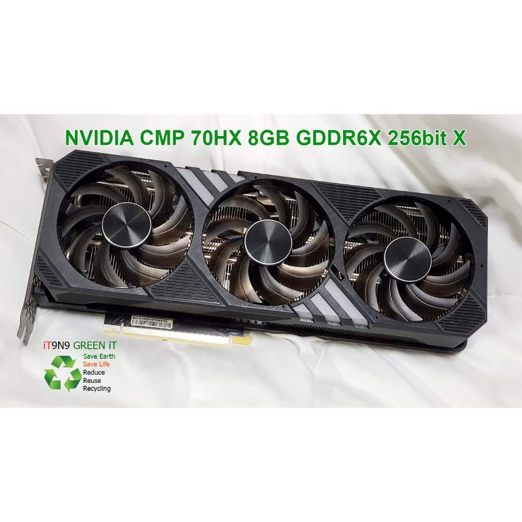 ขายการ์ดจอสำหรับขุด NVIDIA CMP 70HX 8GB GDDR6X 256bit แรงขุดดีมากๆ มือสอง สภาพสวยงาม
