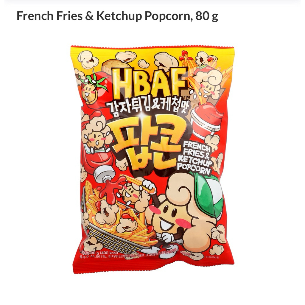 [ใหม่ ส่งด่วน] HBAF Milk Caramel Popcorn/French Fries&Ketchup/Baked Corn/Caramel&Cheese/Garlic Bague