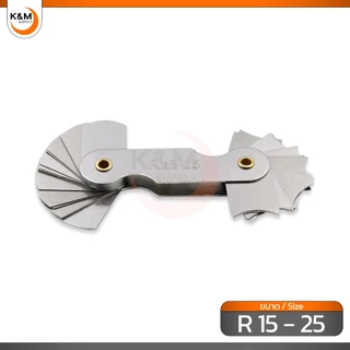 หวีวัดอาร์ เกจวัดรัศมี ขนาด R 1 - 100 - Radius Gauge