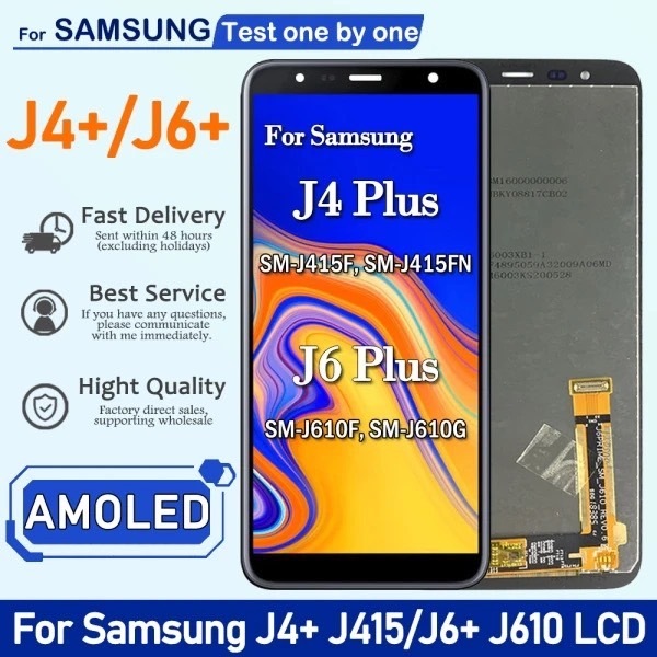 จอชุด samsung J4+/J4plus/J415 จอJ4+ หน้าจอ จอ+ทัช ซัมซุง กาแลคซี่ J4+/J4plus Lcd Screen Display Touc