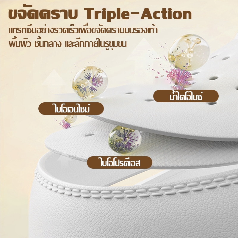 น้ำยาทำความสะอาดรองเท้า น้ำยาซักรองเท้า รูปที่ 3