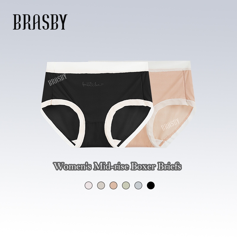 🎉BRASBY🎉กางเกงในไร้รอย กางเกงในผู้หญิง  Ice Silk นุ่ม บาง สวมใส่สบาย ไม่หด ยืดหยุ่นได้ดีมากๆ