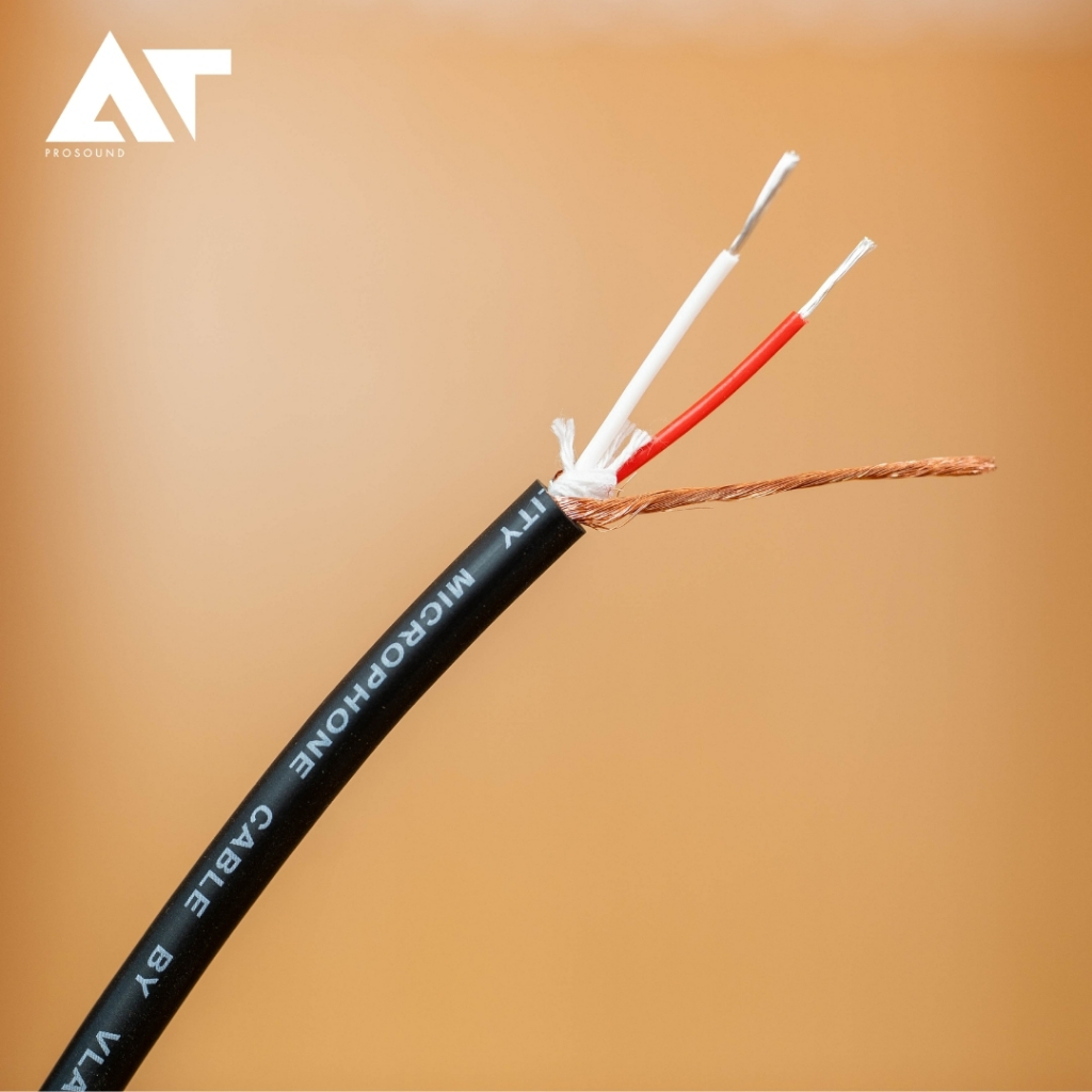 VL AUDIO V-Line M120SP Plus (ราคา 1-5 เมตร) สายไมโครโฟน เคลือบแกนตัวนำสัญญาณด้วยเงินแท้ AT Prosound