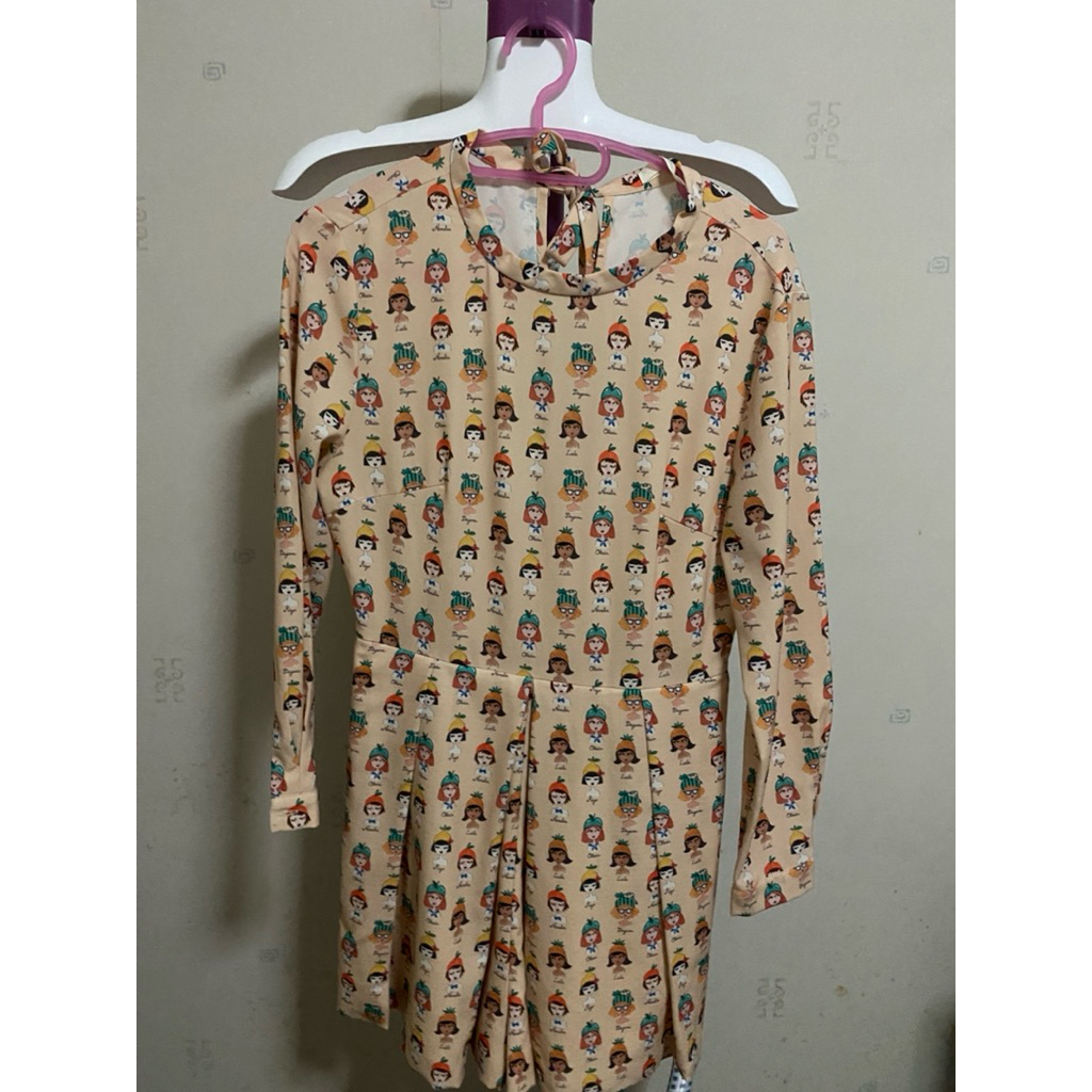 จั้มสูทกางเกงขาสั้นแบรนด์Dapper