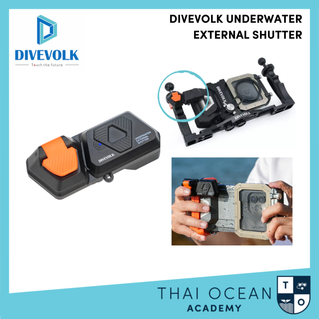 Divevolk Underwater External Shutter สำหรับ Divevolk และ Divevolk +