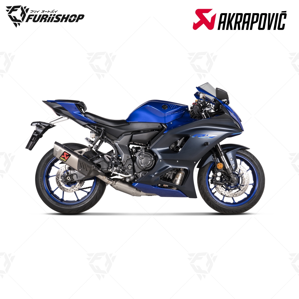 ท่อสูตร/ท่อแต่ง/ท่อไอเสีย Akrapovic GP ปลายดาบ Catalytic : for Yamaha YZF-R7 2021-2024
