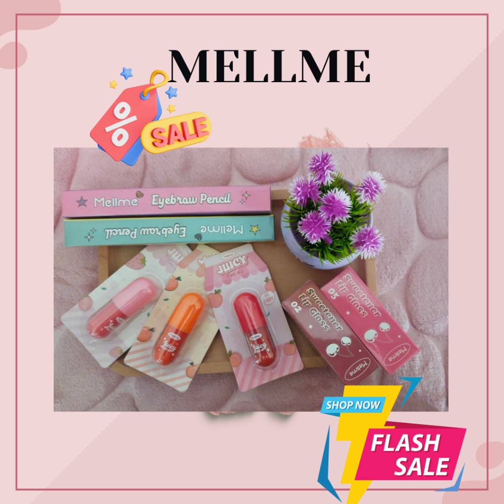 รวมเครื่องสำองค์แบรนด์ Mellme ทั้งลิปและดินสอเขียนคิ้ว
