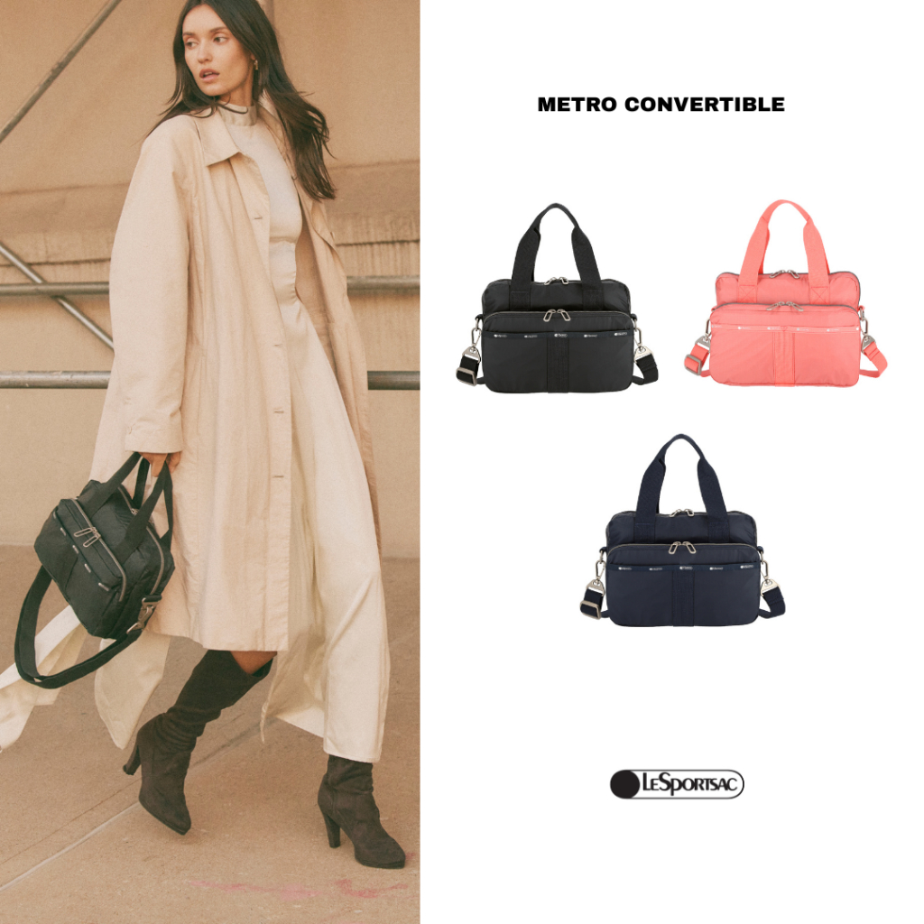 LeSportsac Metro Convertible Bag Crossbody Bag กระเป๋าสะพายข้าง Style 2277