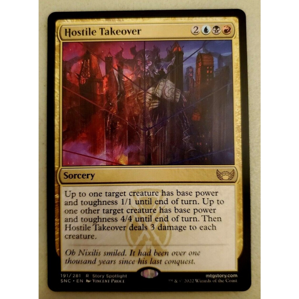 MTG : Hostile Takeover - Streets of New Capenna (SNC)