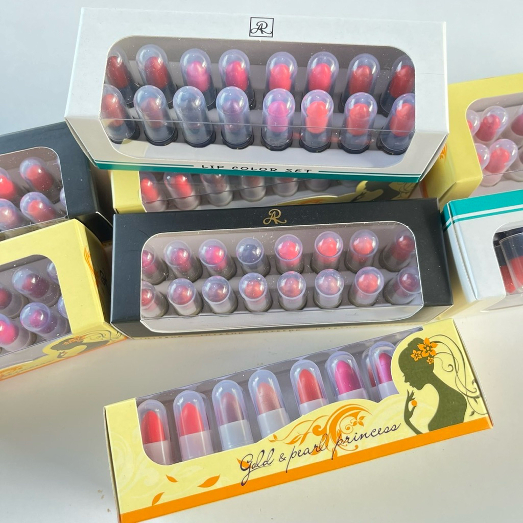 (กล่อง 16 แท่ง) No.2053 ลิบจิ๋ว ลิปอารอน หนึ่งกล่องมี 16 แท่ง สีสวย ติดทนปลอดภัย ได้ทั้งหมด 16 แท่ง