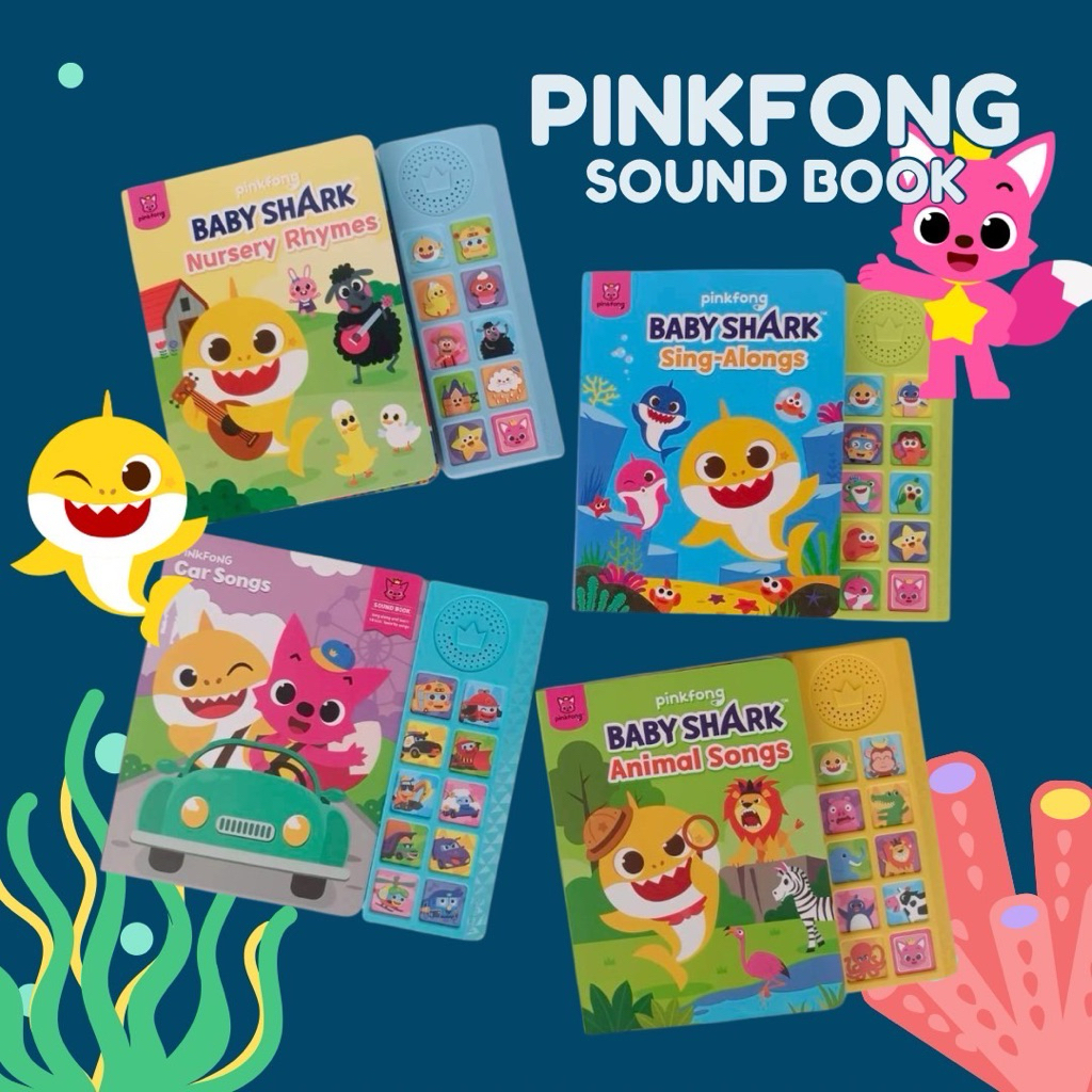 Pinkfong sound book บอร์ดบุ๊ค หนังสือเพลงปุ่มกด