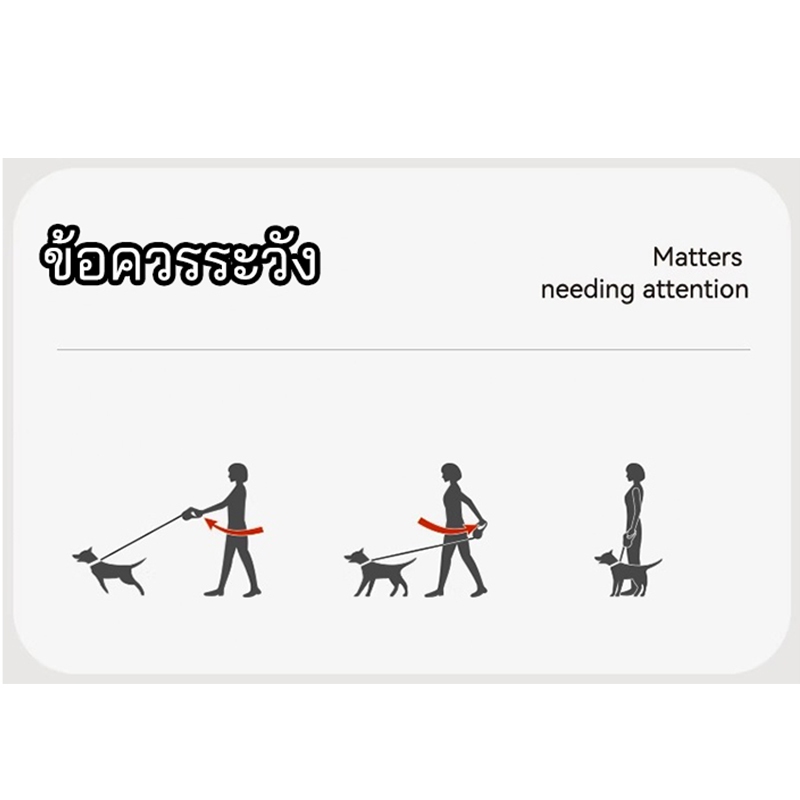สายจูงสปริง ยาว 3 เมตร Retractable Dog Leashสายจูงยืดหด สุนัข แมว สัตว์เลี้ยง พกพาง่าย ราคา ถูกที่สุด ดีลบีเคเค แกลเลอรีภาพที่ 8