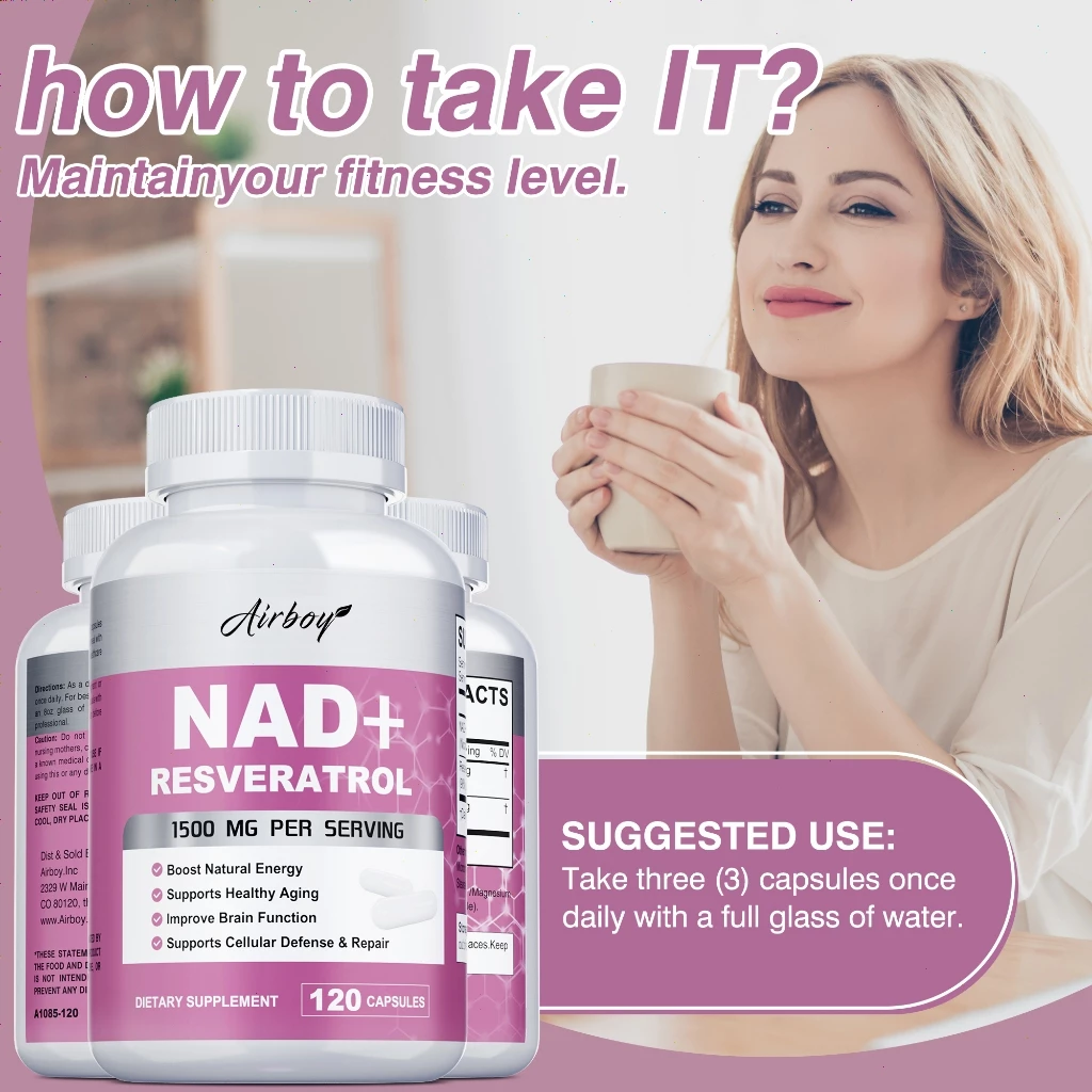 NAD+ Resveratrol 30 แคปซูล