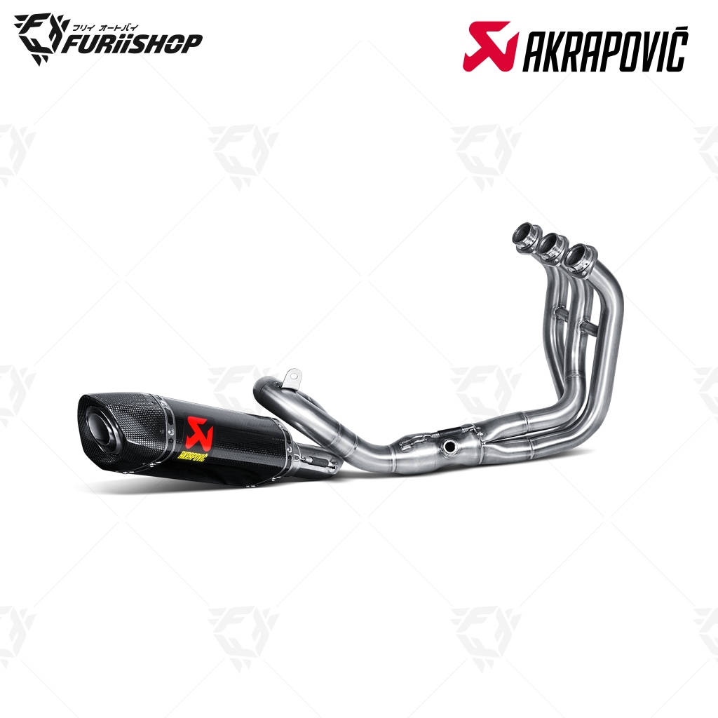 ท่อสูตร/ท่อแต่ง/ท่อไอเสีย Akrapovic carbon ตัวรูเดียว  : for Yamaha XSR900 2017-2021