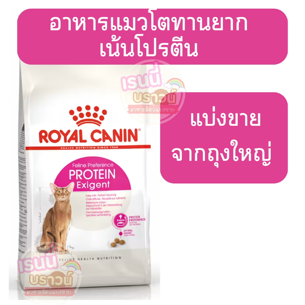 ส่งด่วนมาก⚡️[แมวกินยากเน้นโปรตีนสูง](แบ่งขาย) Royal Canin Exigent Protein อาหารเม็ดกินยาก โปรตีนสูง