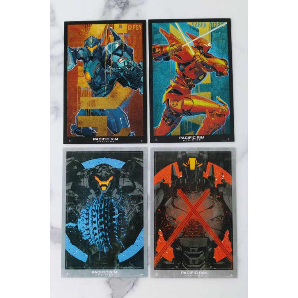 Postcard Pacific Rim Uprising 4 แบบ