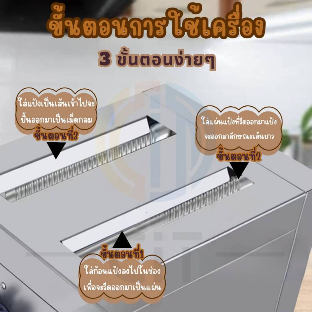PMS SHOPPING เครื่องปั้นบัวลอย 3 in 1 GY-65S - รูปที่ 3