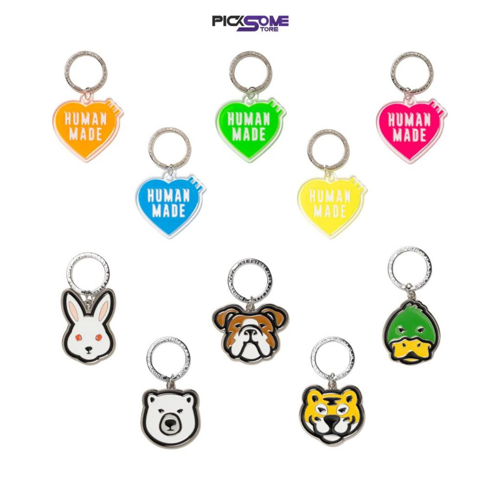 (พร้อมส่งในไทย) HUMAN MADE Keyring/Carabiner/Pin ของแท้100%