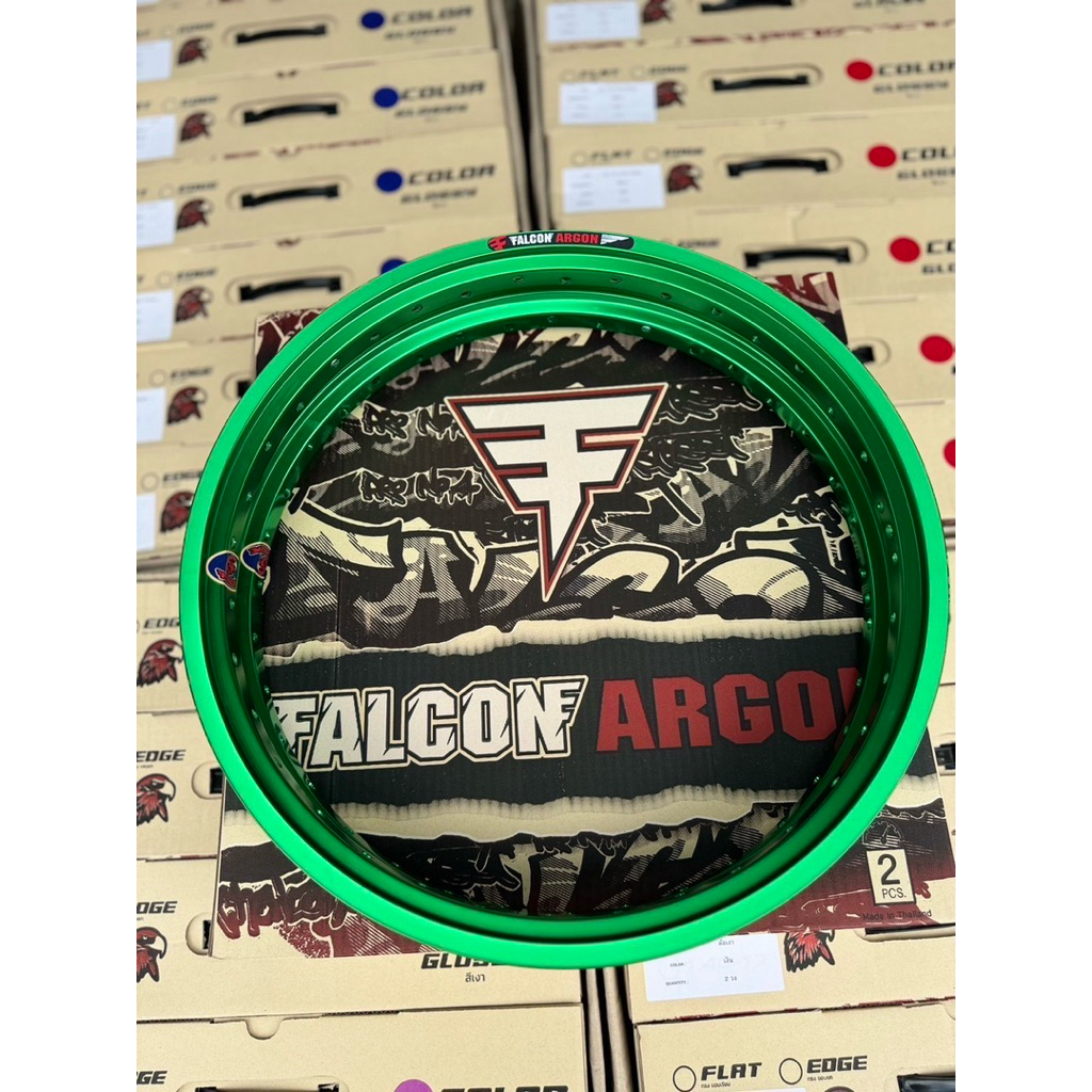 วงล้อ FALCON ARGON ทรงเอ สีล้วน1.4หน้า/หลัง ขอบ17ราคาต่อคู่ - รูปที่ 3