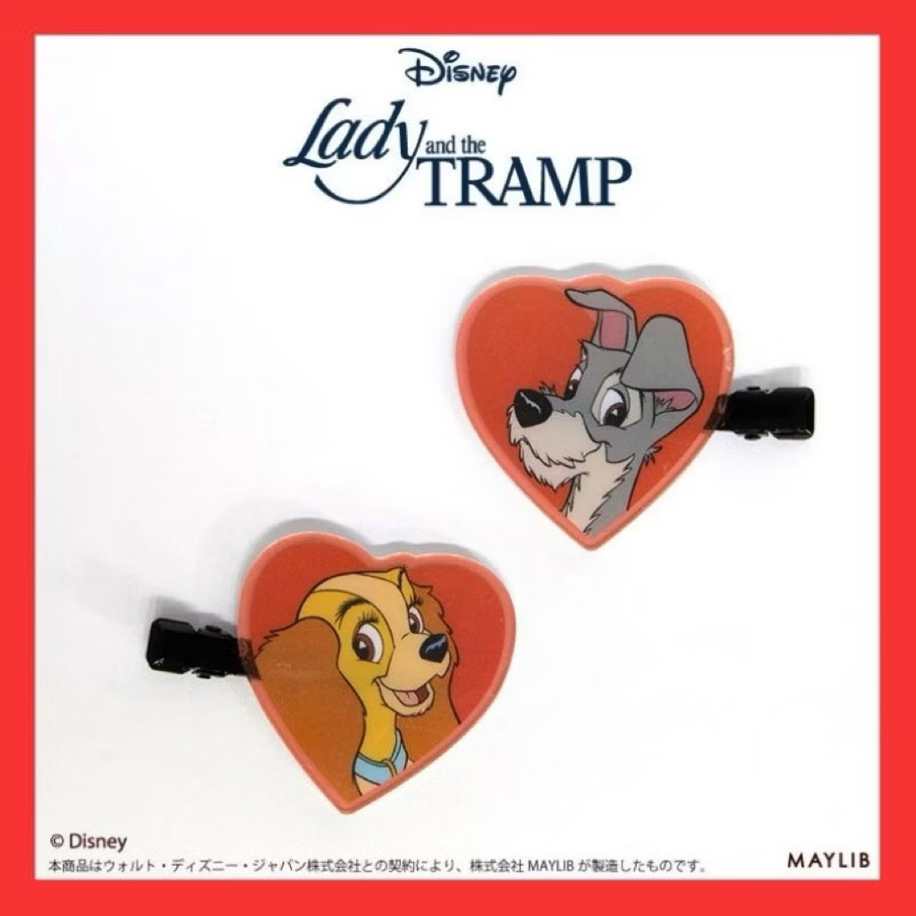 (New!) กิ๊บติดผม Lady and the Tramp 🎀