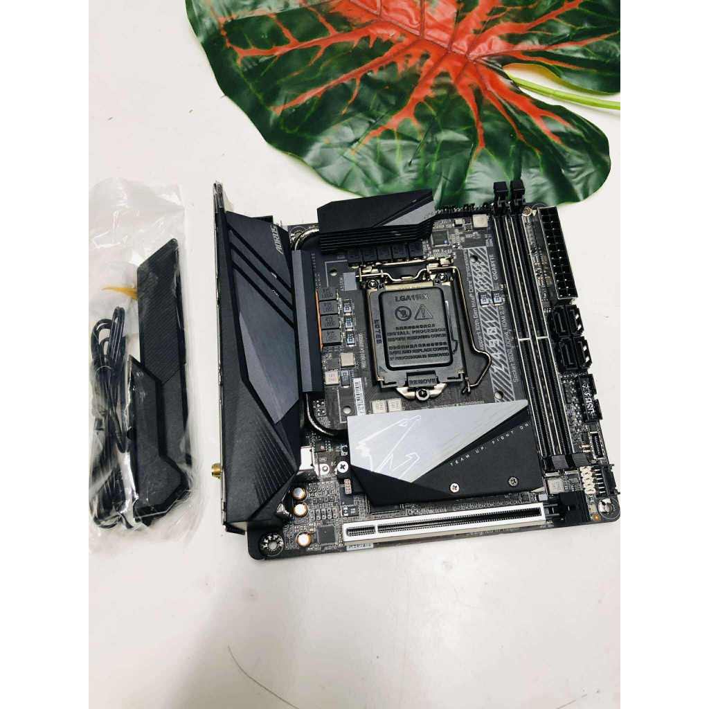 MAINBOARD (เมนบอร์ด) 1200 GIGABYTE Z490I gen10 AORUS ULTRA ไม่มีกล่อง ใช้งานปกติ ประกันร้าน