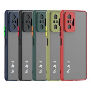 เคสขอบสีหลังด้าน สำหรับ Xiaomi Redmi Note11 Note11s Note11Pro Note10 Note10s Note10Pro Note9 Note9s Note9Proเคสกันกระแทก