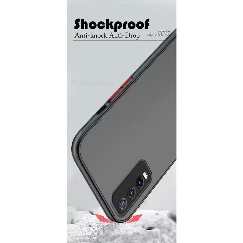 เคสขอบสี Vivo Y20 Y20A Y20S Y12A Y12S Y3S Y21 Y21T T1X Y33S Y33T Y11 Y12 Y15 Y17 Y22 Y22S Y35 Y95 Y93หลังด้าน เคสผิวด้าน - รูปที่ 4