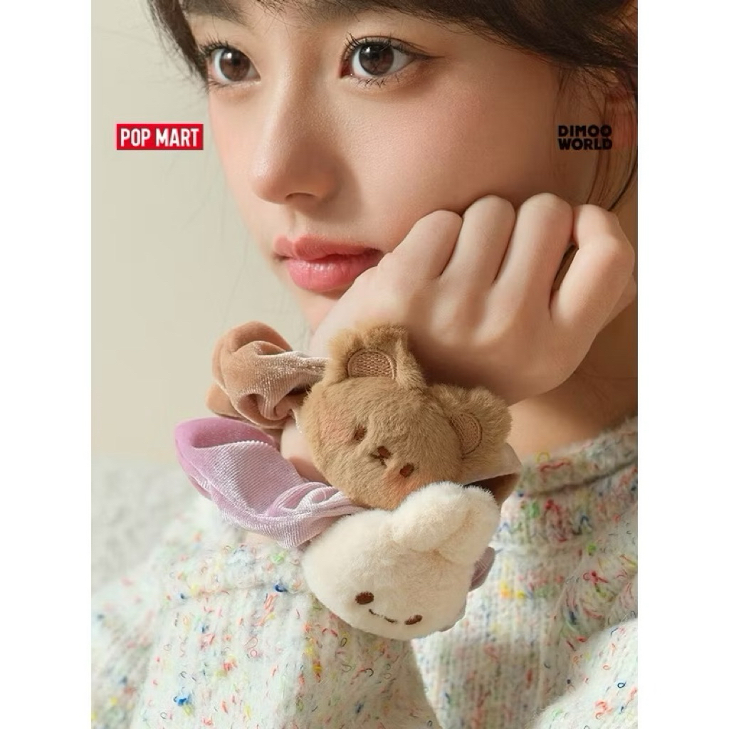 พร้อมส่ง 🛵ยางมัดผม Dimoo Animal Kingdom  POPMART แท้ (ชก/ไม่แกะตัว)