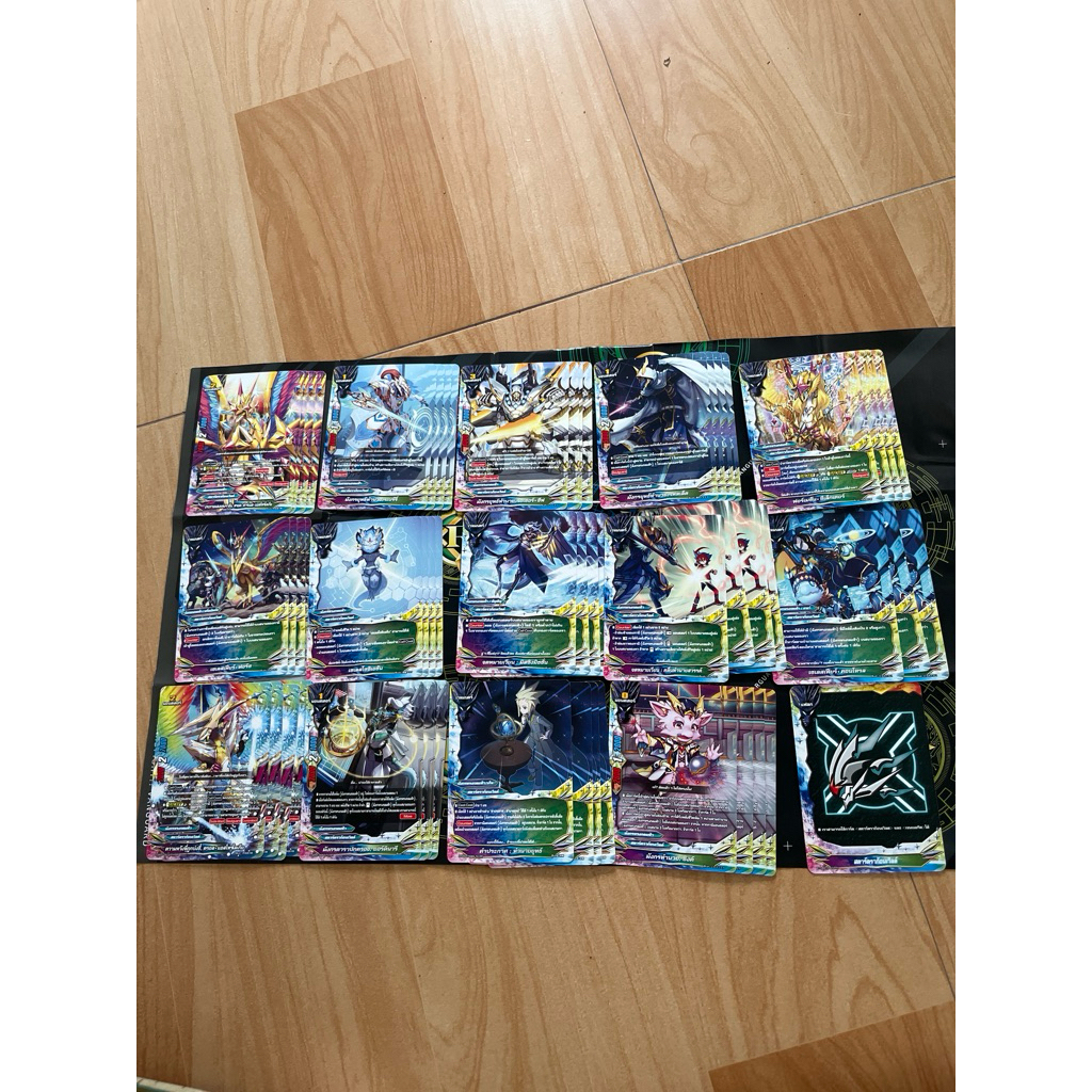 รวมชุดเสริมมังกรทรงกลมฟ้า S-CBT01&02-2, S-SP02-2, S-CBT03-1,และการ์ดจั่วใบสำคัญS-BT02-2 3ใบ แถมแฟลก 