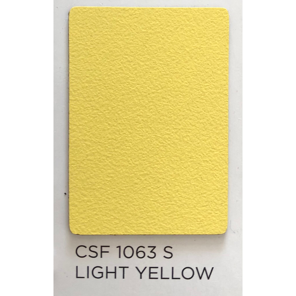 แผ่นลามิเนต Virgo CROMA new collection  CSF 1063 S Light Yellow ขนาด 120 x 240 ซม. หนา 0.6 มม.