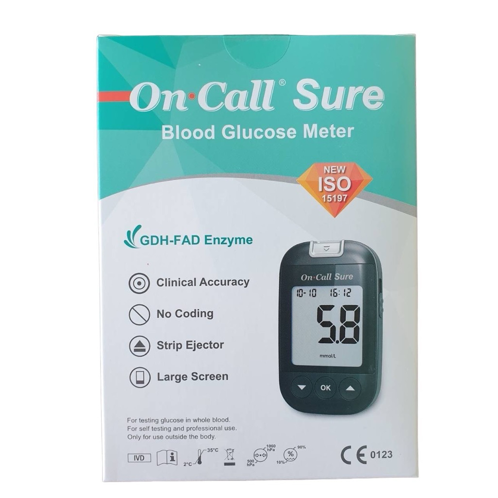 เครื่องตรวจน้ำตาล On Call Sure ความแม่นยำสูง นำเข้าจากเยอรมัน