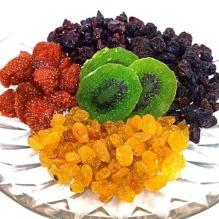 ผลไม้รวมอบแห้ง เกรดพรีเมียม ไม่เติมน้ำตาล (No Sugar) รสหวานอมเปรี้ยว เนื้อนุ่ม ไฟเบอร์สูง