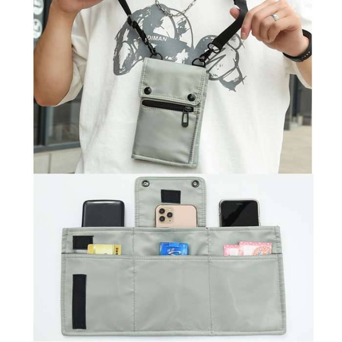 SM กระเป๋าใส่พาสปอร์ตแบบสะพายคอสะดวกปลอดภัยกระเป๋าใส่เอกสารการเดินทางรุ่น WLP-0281 (W4-030) PASSจากร