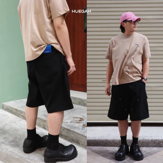 S-13XL HUEGAH WORKMAN SHORTS กางเกงยีนส์สีดำขาสั้น ไซซ์ใหญ่