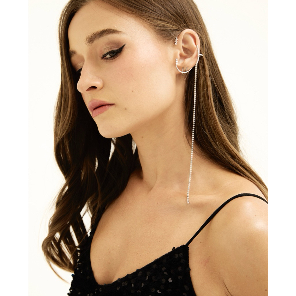 Karen crystal earcuff