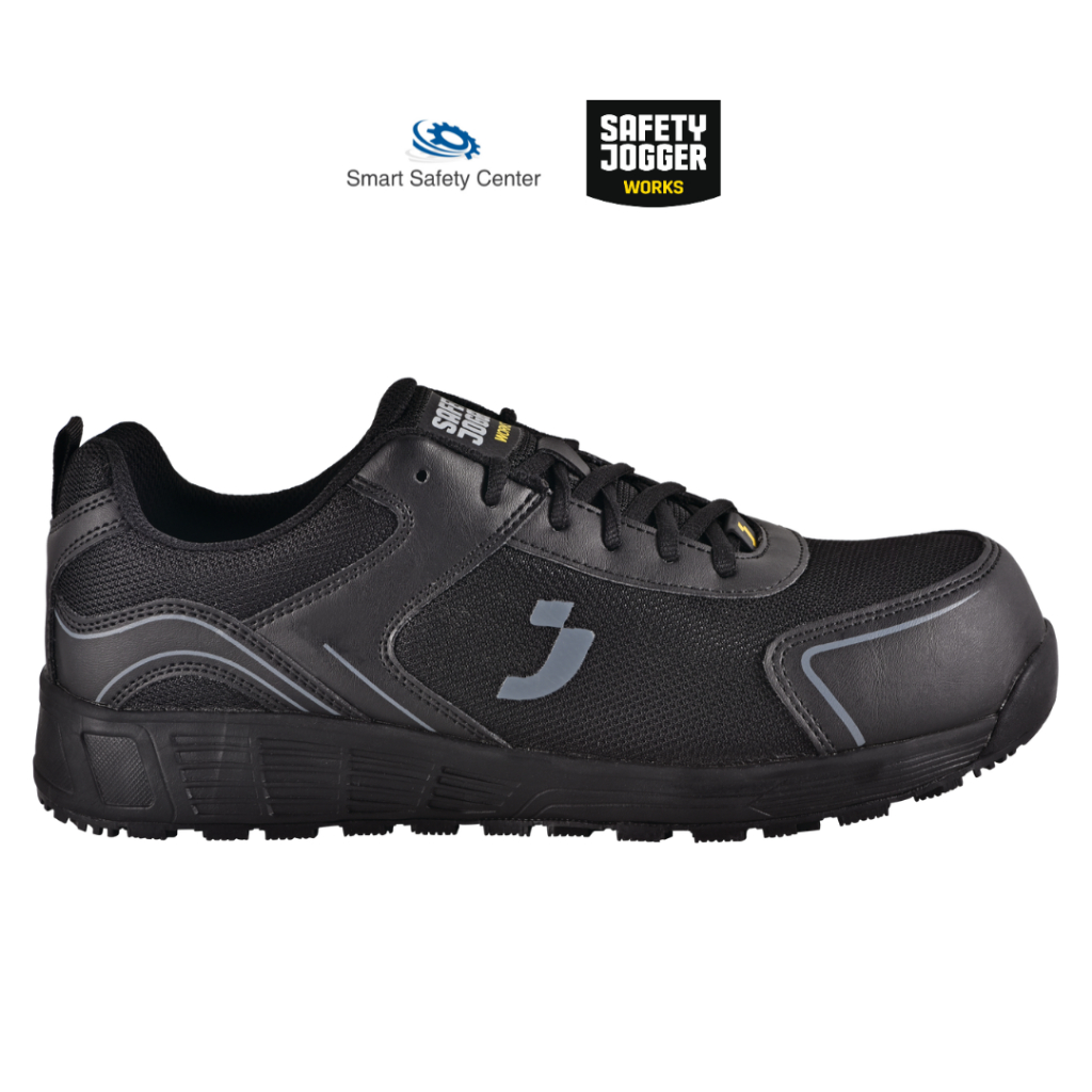 [ลิขสิทธิ์แท้ รับประกัน3เดือน] รองเท้าเซฟตี้ Safety Jogger รุ่น AAK S1P Low black
