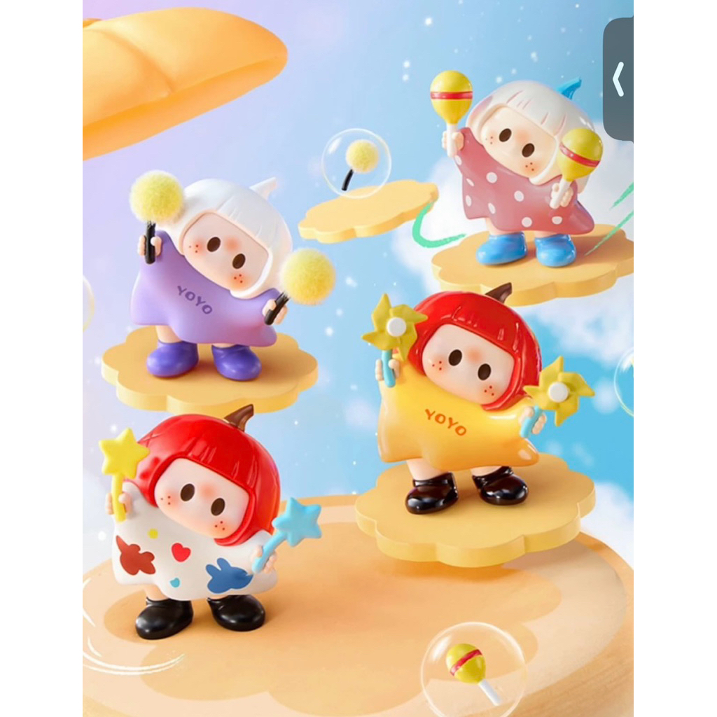 [ แบบจุ่ม  ] 👧🏻 🌈 YOYO Tilted Head Collection mini figure🧡