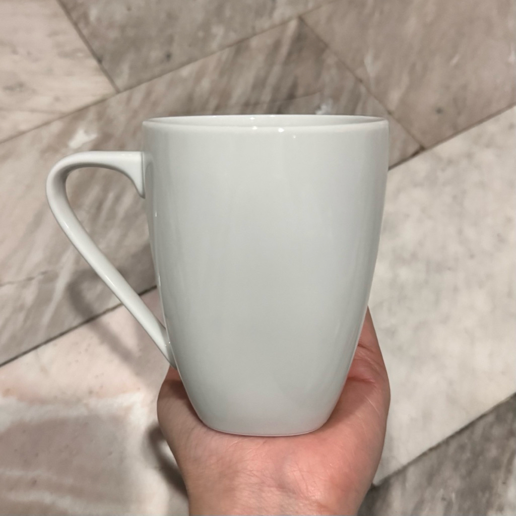 แก้วมัค เนื้อพอร์ซเลน สีขาว 300mL (3)