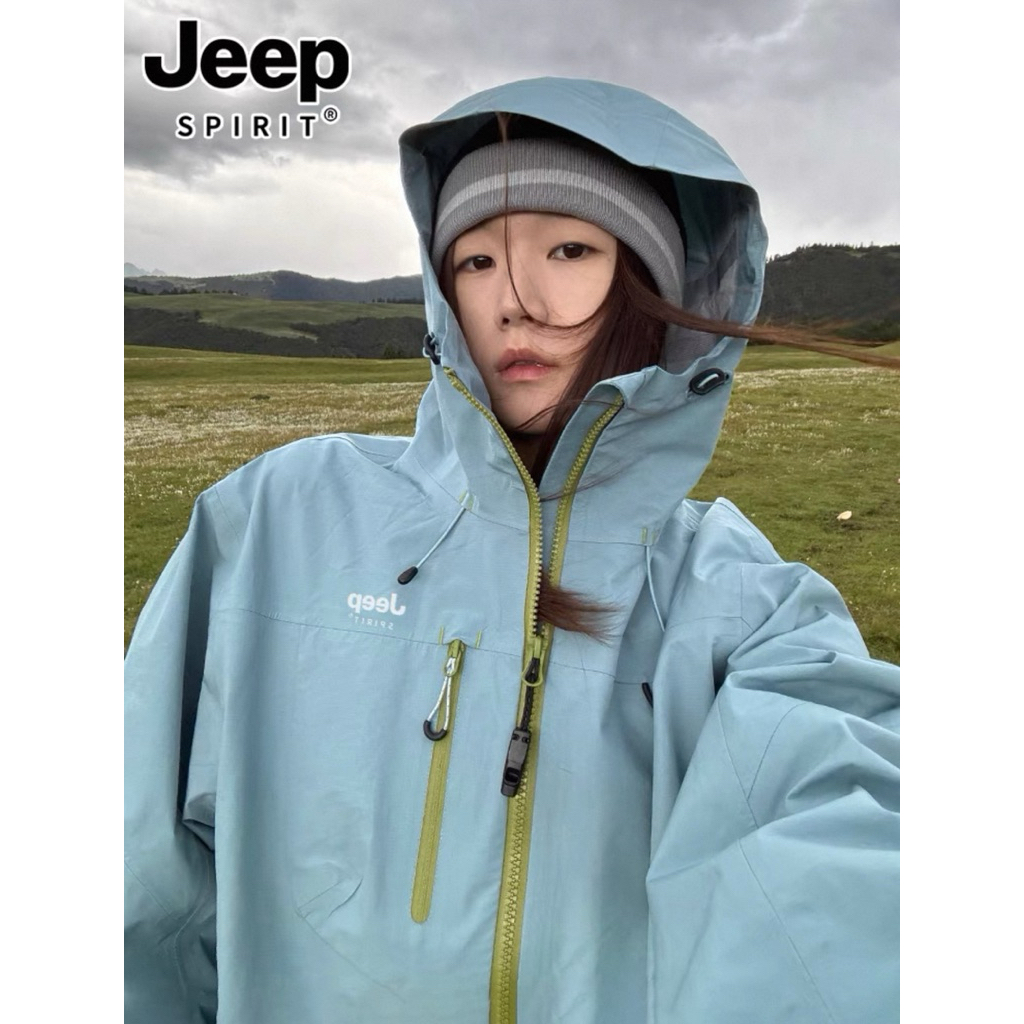 [ของแท้ 100%] เสื้อกันแดดกันน้ำแบรนด์ Jeep spirit