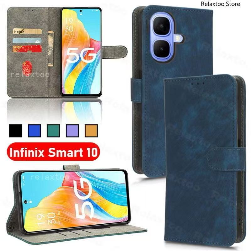 เคสฝาพับ ล็อคได้ สำหรับ iNfinix Hot60Pro Plus Smart10  Pop10 Hot50 Hot50Pro Plus Note50 Spark GO2ฝาพับ เคสแม่เหล็ก
