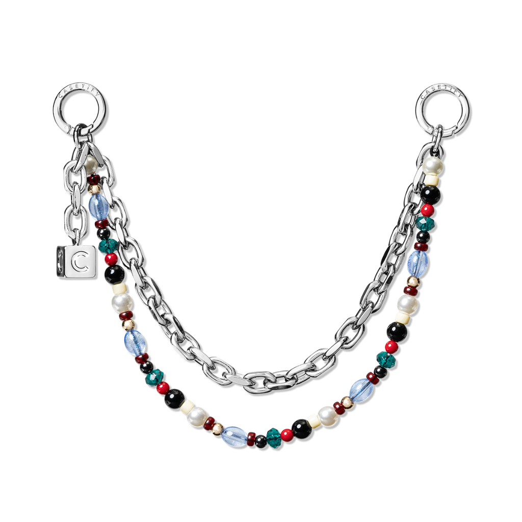 [🔑พร้อมส่ง🔑] CASETiFY | Charm Keychain - C Cube Chain