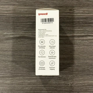 🔥แถมฟรี🔥 เครื่องวัดน้ำตาล ฺBluetooth Glucose Yuwell รุ่น BT 582 ยูเวล เครื่องวัดน้ำตาลในเลือด BT582