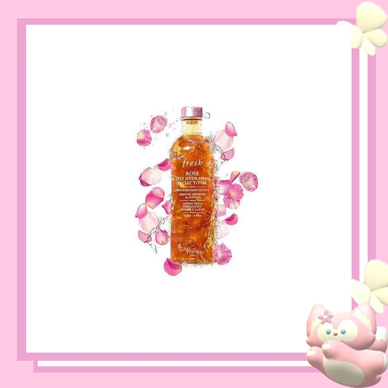 Fresh Rose Deep Hydration Facial Toner 250ml โทนเนอร์กุหลาบ