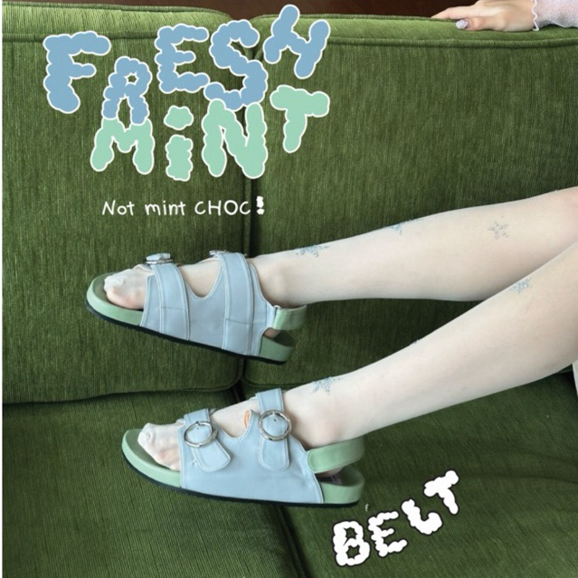 Preorder-Belt shoes - รองเท้าส้นแบนรัดส้น