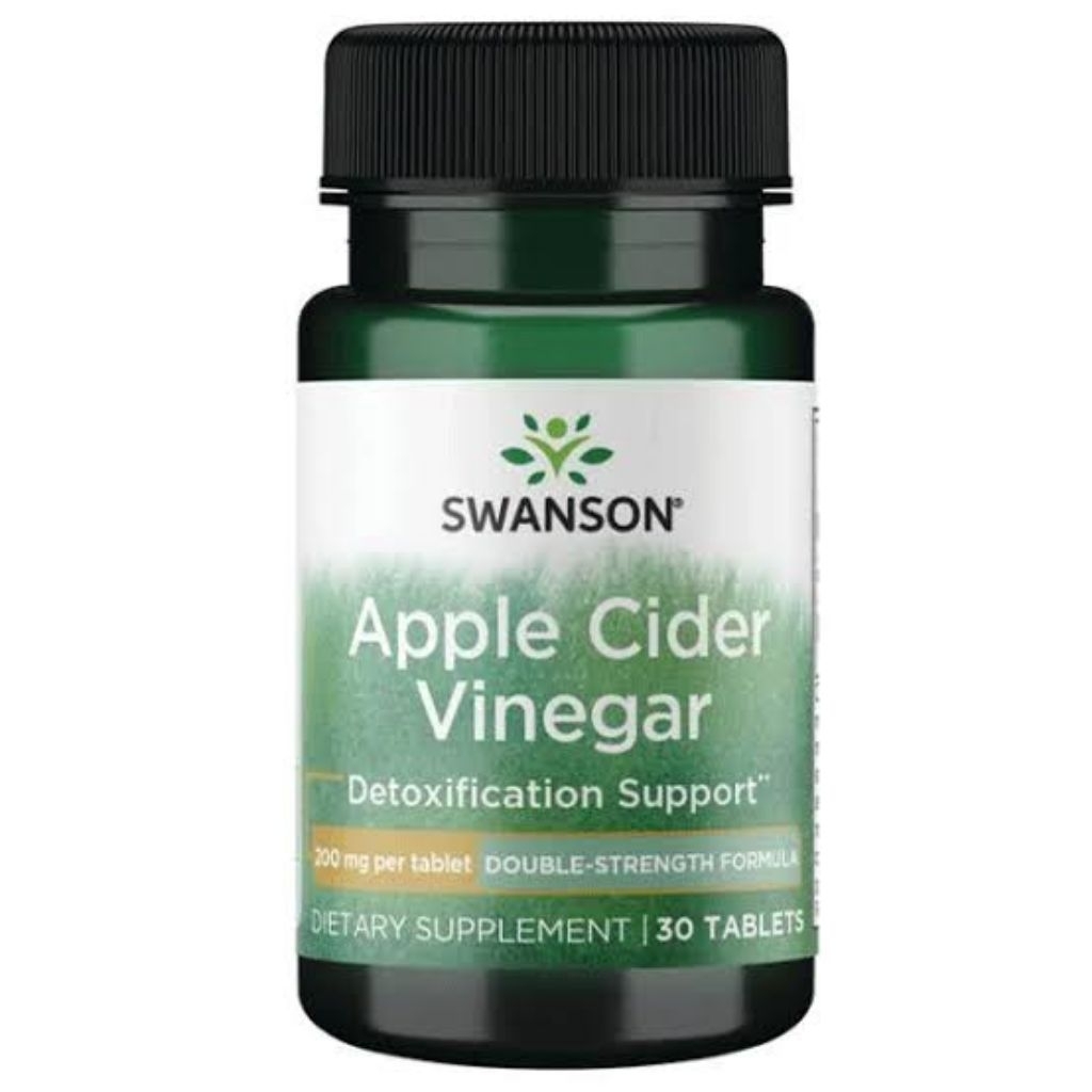 Swanson Apple cider vinegar 200mg 120เม็ด ลดความอยากอาหาร ลดน้ำหนัก diet ต้านวัย อาหารเสริมลดน้ำหนัก