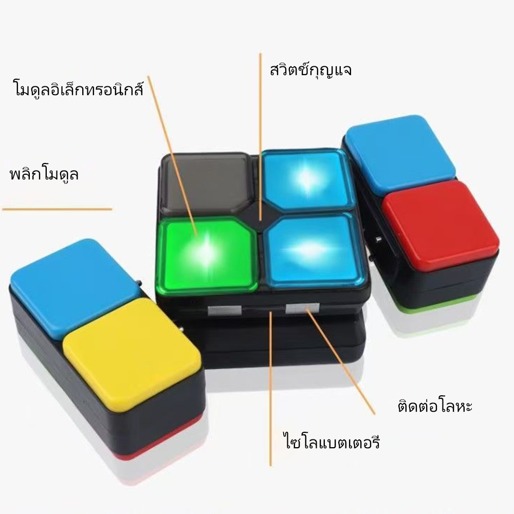 Rubik Music รูบิคมิวสิค พลิก สลับ หมุน มีเสียงเพลง และไฟ - รูปที่ 3